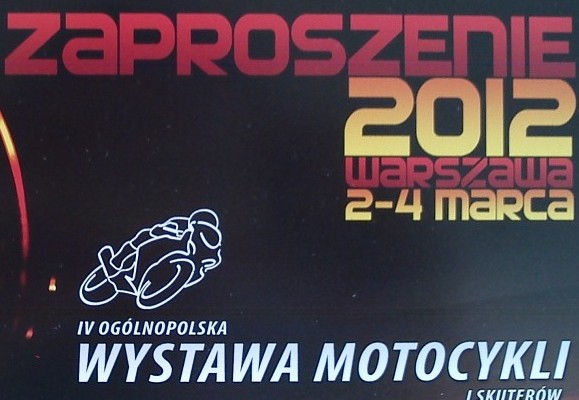 Zaproszenia na IV Ogolnopolska Wystawe Motocykli i Skuetrow z